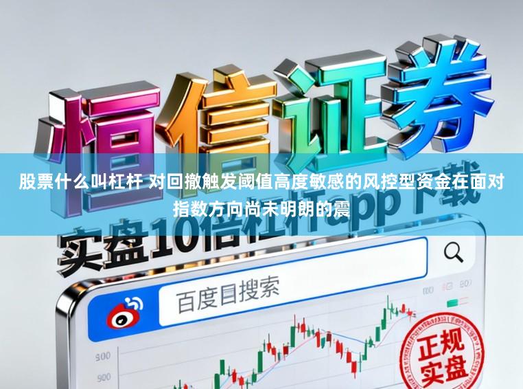 股票什么叫杠杆 对回撤触发阈值高度敏感的风控型资金在面对指数方向尚未明朗的震