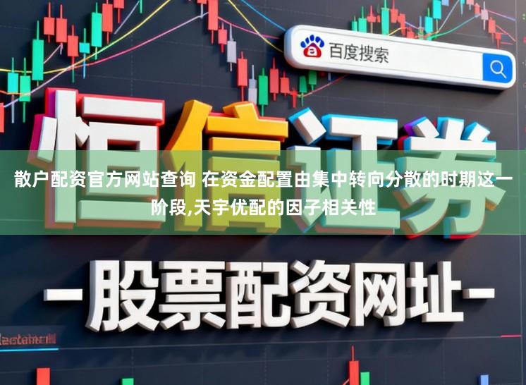 散户配资官方网站查询 在资金配置由集中转向分散的时期这一阶段,天宇优配的因子相关性