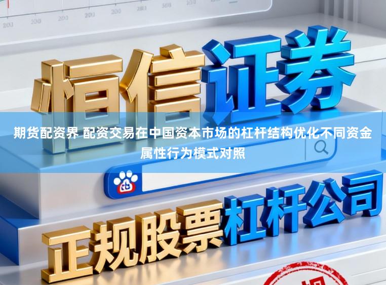期货配资界 配资交易在中国资本市场的杠杆结构优化不同资金属性行为模式对照