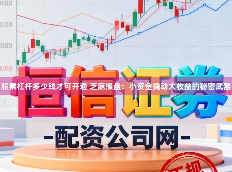 股票杠杆多少钱才可开通 芝麻操盘：小资金撬动大收益的秘密武器