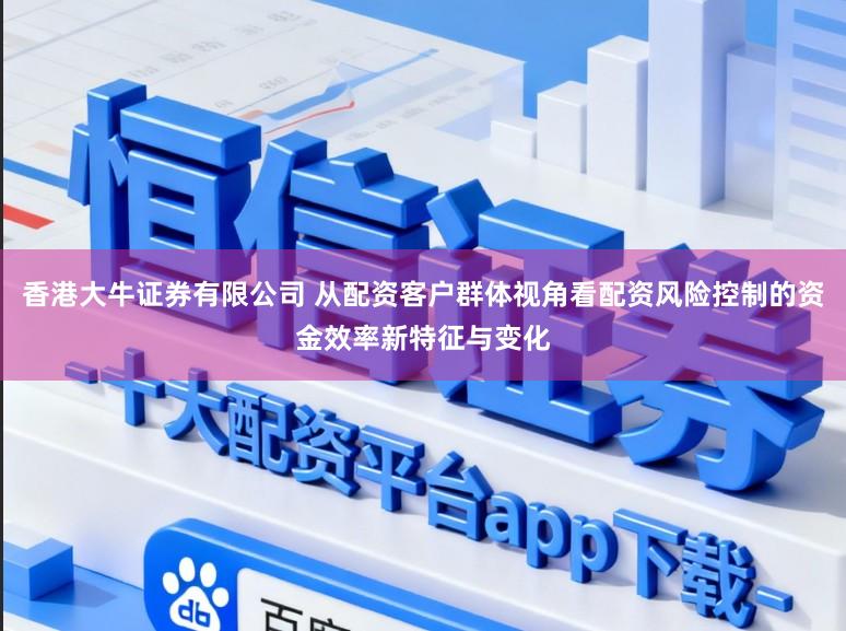 香港大牛证券有限公司 从配资客户群体视角看配资风险控制的资金效率新特征与变化